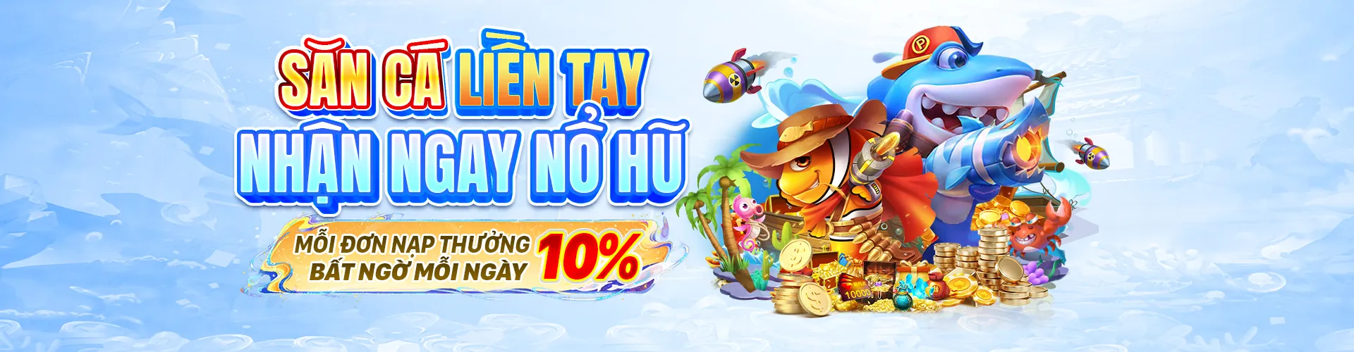 Banner khuyến mãi chào mừng cho cá cược thể thao
