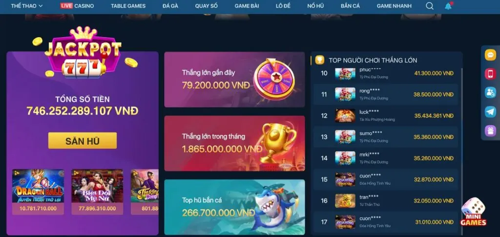 Slot 3D với đồ họa chân thực tại fabet88 casino